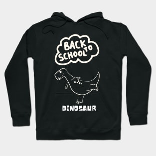 back to  School Dinosaur Hoodie